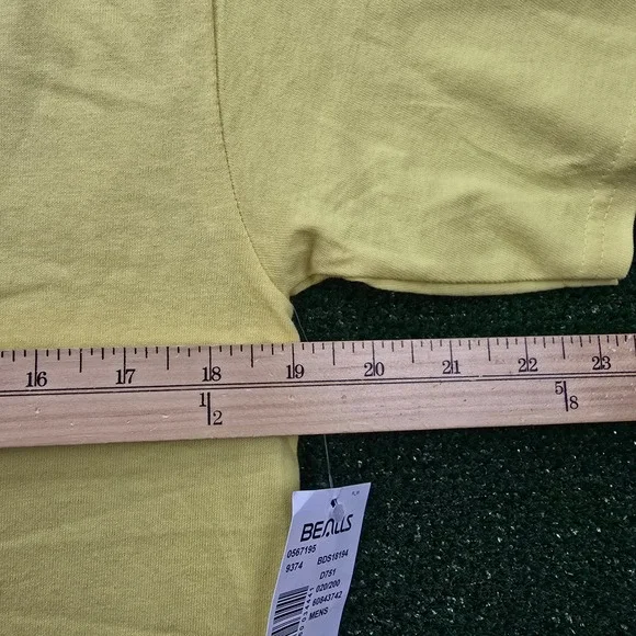 Reel Legends Tshirt Mens Medium Yellow Redfish Florida Graphic Tee Fishing NWT - Picture 5 of 7